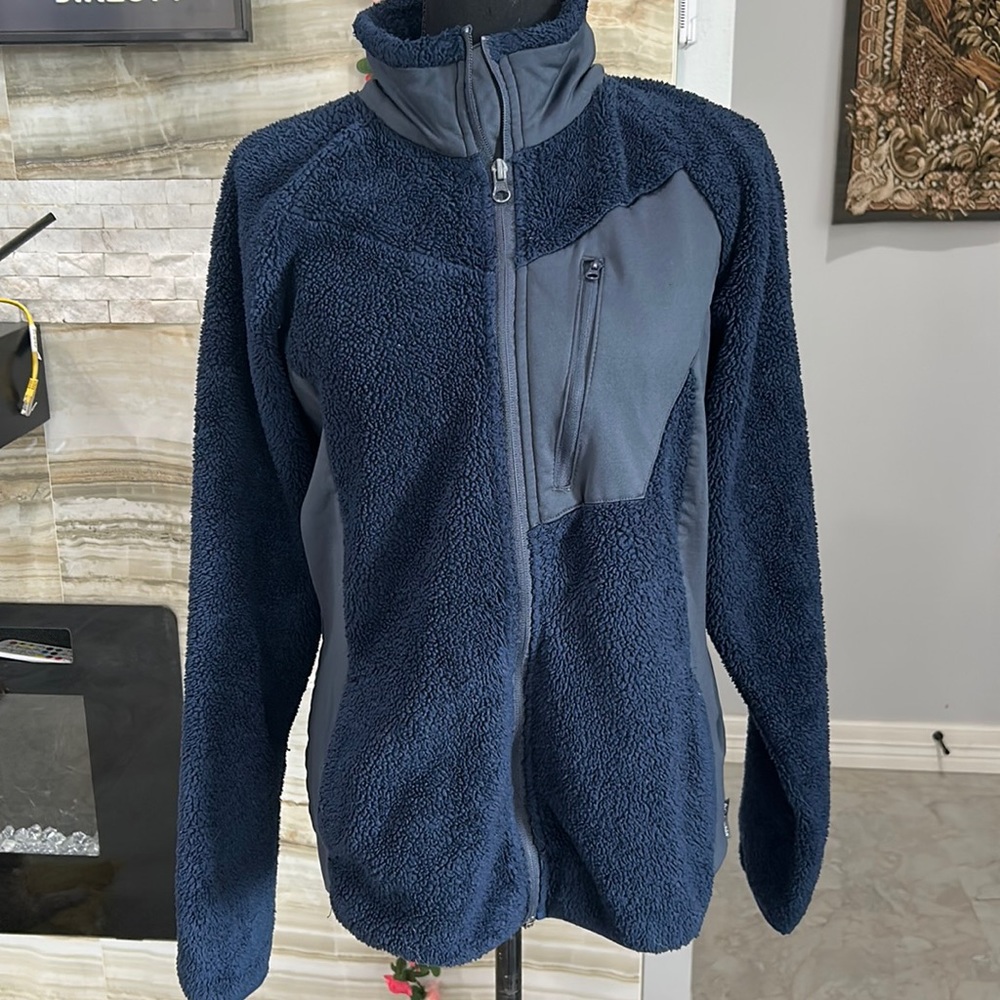 Columbia Women’s Outdoor Track Full Zip Fleece Jacket. Size L (972)